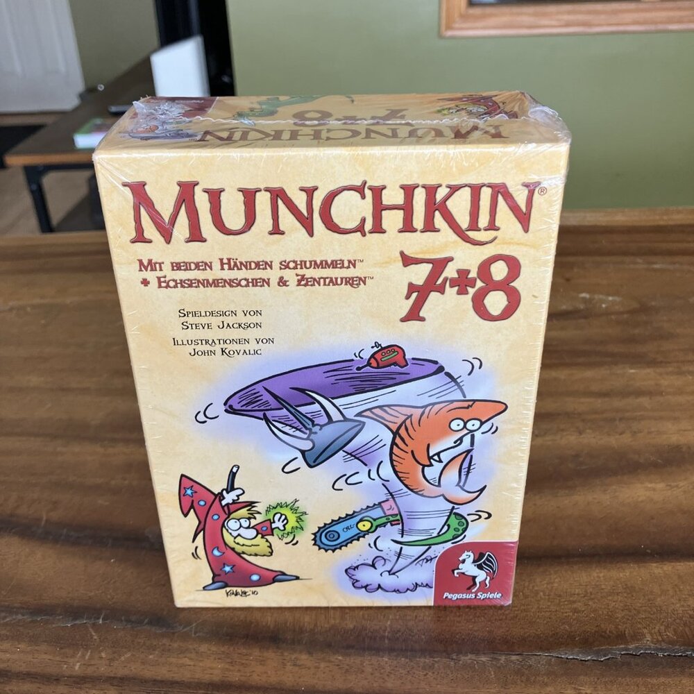 MUNCHKIN 7 + 8 Pegasus 17226G GERMAN LANGUAGE EDITION New/Sealed